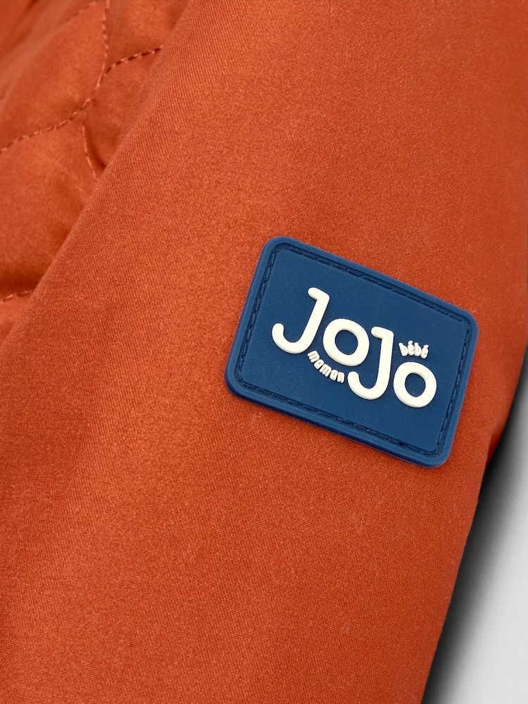 JoJo Maman Bébé Orange Fox Parka Jacket - Image 6 of 6 JoJo Maman Bébé Orange Fox Parka Jacket - Image 6 of 6
