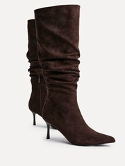 Linzi Rosenna Ruched High Leg Heeled Boots - תמונה 5 מתוך 6