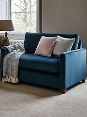 Willow & Hall Royal Blue Foxham Sofa Bed - Image 1 of 4