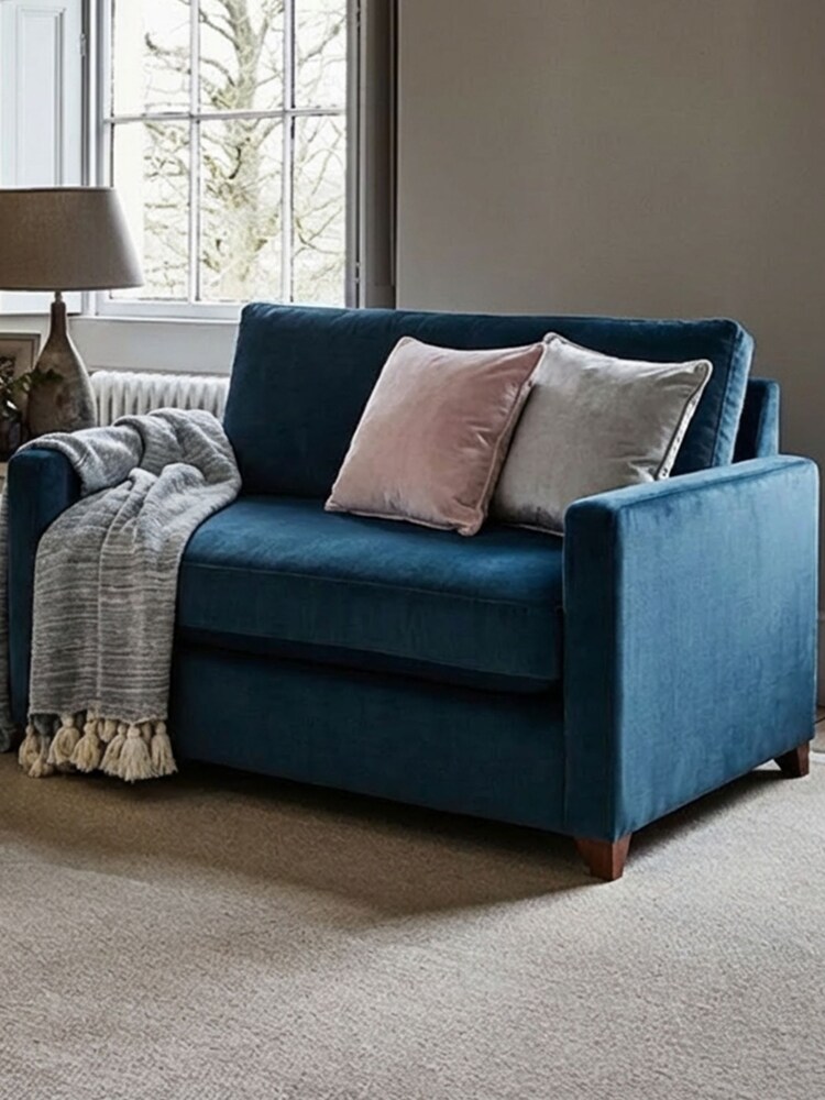 Willow & Hall Royal Blue Foxham Sofa Bed - Image 2 of 4