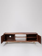 Swoon Mid Brown Halle Mango Wood Media Unit - Image 3 of 5