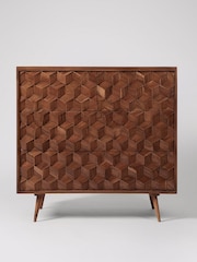 Swoon Mid Brown Terning Acacia Wood Chest Of Four Drawers - Image 1 of 5