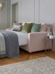Willow & Hall Petal Pink Foxham Sofa Bed - Image 3 of 5