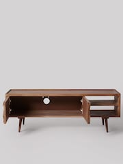 Swoon Mid Brown Terning Acacia Wood Media Unit - Image 3 of 5