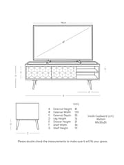 Swoon Mid Brown Terning Acacia Wood Media Unit - Image 5 of 5