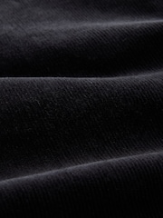 Charcoal Straight Fit Corduroy Chino Trousers - Image 7 of 9
