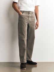 Stone Straight Fit Corduroy Trousers - Image 1 of 11