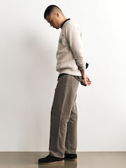Stone Straight Fit Corduroy Trousers - Image 7 of 11