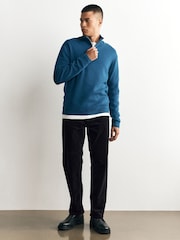 Charcoal Straight Fit Corduroy Trousers - Image 2 of 10