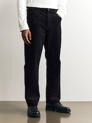 Charcoal Straight Fit Corduroy Trousers - Image 3 of 10