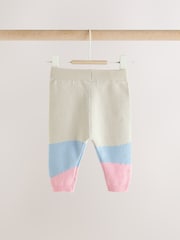 Ecru Bunny Character Knitted Scene Jumper and Leggings Baby Set (0mths-2yrs) - Image 6 of 10