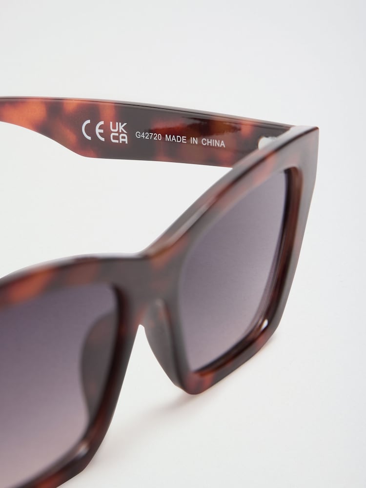 Friends Like These Brown Narrow Cateye Sunglasses - Image 6 of 6 Friends Like These Brown Narrow Cateye Sunglasses - Image 6 of 6
