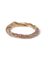 Rhinestone Stretch Twist Bracelet - Bild 2 von 3