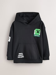 Black Back Print Hoodie (3-16yrs) - Image 1 of 4