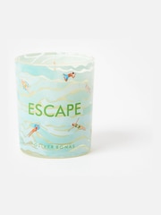 Oliver Bonas Blue Escape Lychee & Jasmine Scented Candle - Image 1 of 4