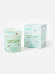 Oliver Bonas Blue Escape Lychee & Jasmine Scented Candle - Image 2 of 4