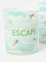 Oliver Bonas Blue Escape Lychee & Jasmine Scented Candle - Image 3 of 4