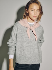 Light Pink Small Triangle Scarf - Image 2 of 7