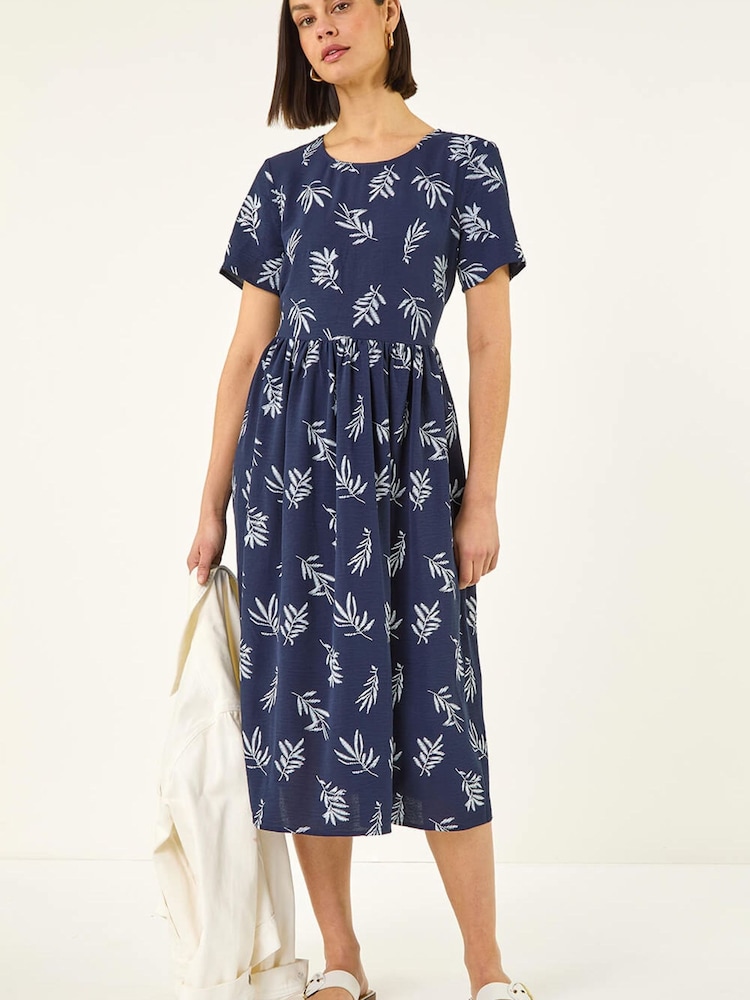 Roman Φλοράλ Τύπωμα/Στάμπα Midi Φόρεμα - Εικόνα 1 από 5