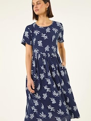 Roman Φλοράλ Τύπωμα/Στάμπα Midi Φόρεμα - Εικόνα 2 από 5