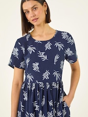 Roman Φλοράλ Τύπωμα/Στάμπα Midi Φόρεμα - Εικόνα 4 από 5