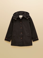 Schwarz - Rainmore Waterproof Button Through Raincoat - Bild 12 von 12