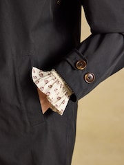 Schwarz - Rainmore Waterproof Button Through Raincoat - Bild 5 von 12