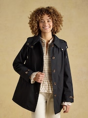 Schwarz - Rainmore Waterproof Button Through Raincoat - Bild 7 von 12
