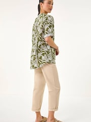 Roman Green Petite Button Blouse - Image 3 of 5