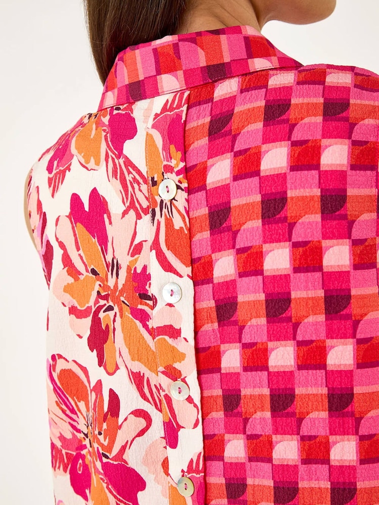 Roman Pink Mix And Match Shirt - Image 6 of 6 Roman Pink Mix And Match Shirt - Image 6 of 6