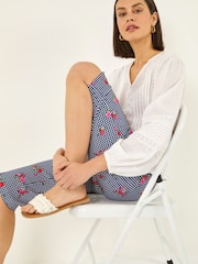 Roman Floral Beng Crop Trousers - Imagen 1 de 5