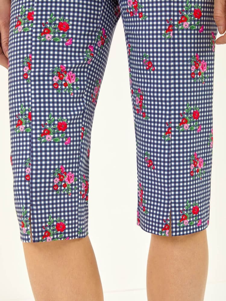 Roman Floral Beng Crop Trousers - Imagen 5 de 5