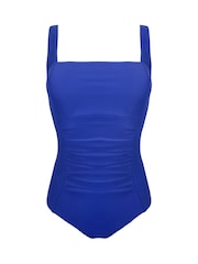 Pour Moi Ultramarine Tall Santa Barbara Ruched Tummy Control Swimsuit - Image 3 of 4