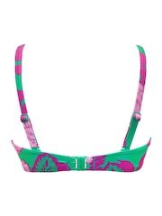 Berde/Pink - Ibuhos Moi Free Spirit Bikini Top - Larawan 4 ng 4