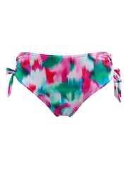 Pour Moi Pink/Green/Blue Tie Side Malibu Bikini Bottoms - Image 3 of 4