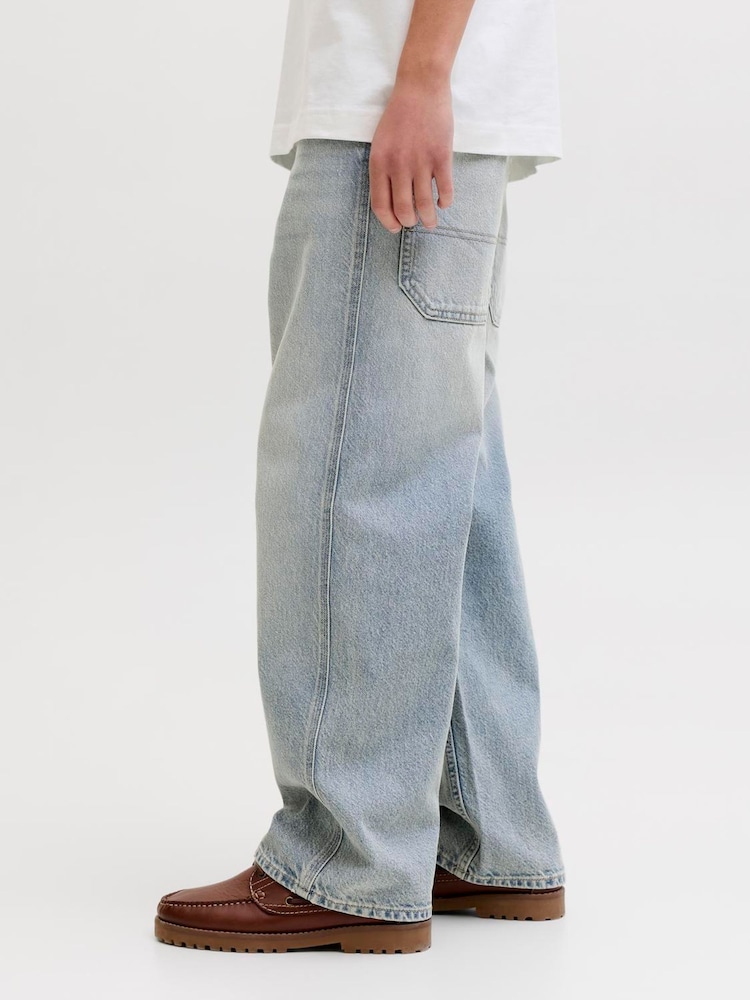 JACK & JONES JUNIOR Blue Baggy Alex Fit Jeans - Image 2 of 5