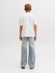 JACK & JONES JUNIOR Blue Baggy Alex Fit Jeans - Image 3 of 5