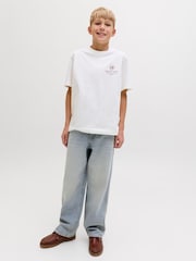 JACK & JONES JUNIOR Blue Baggy Alex Fit Jeans - Image 4 of 5