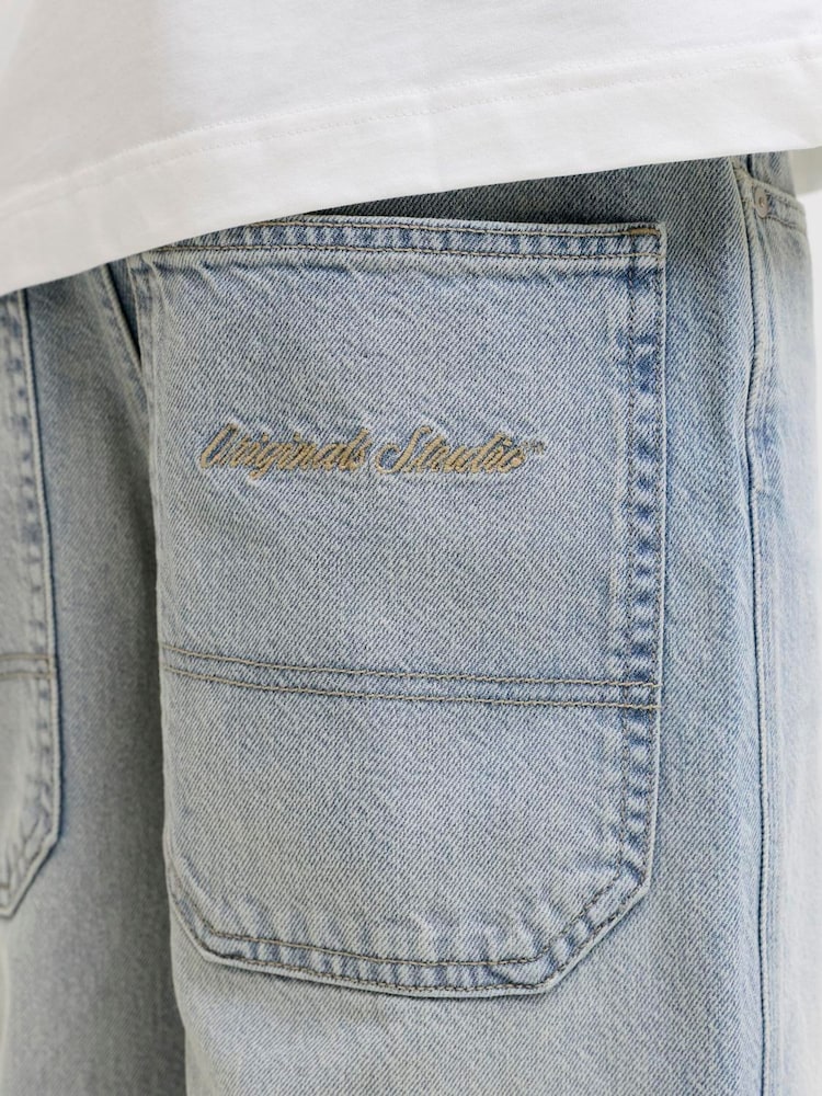 JACK & JONES JUNIOR Blue Baggy Alex Fit Jeans - Image 5 of 5