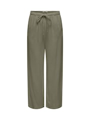 Only – gerade geschnittene Hose aus Leinenmischung - Bild 3 von 4