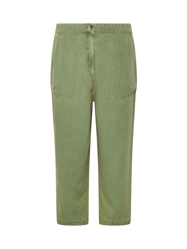 M&Co Green Cropped Carpenter Trousers - Image 5 of 5 M&Co Green Cropped Carpenter Trousers - Image 5 of 5