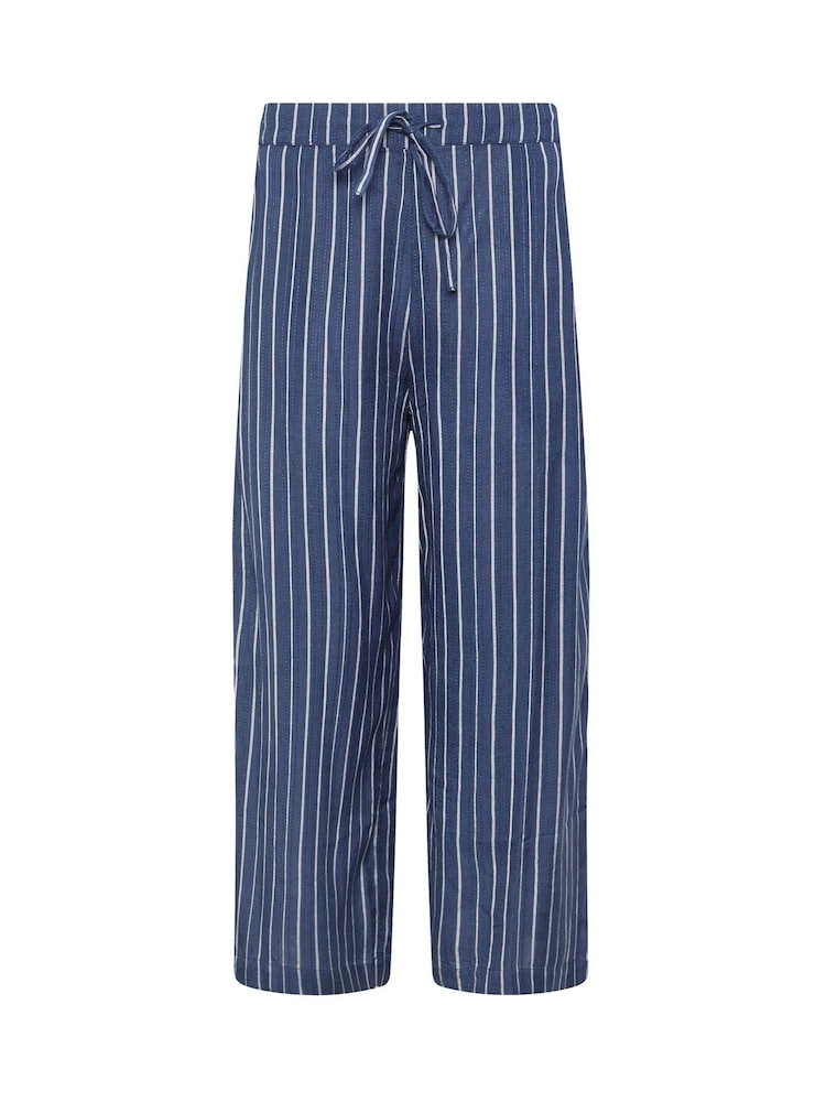 M&Co Blue Dobby Stripe Culottes - Image 5 of 5