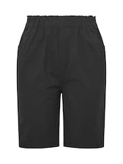 Yours Curve Black Cool Cotton Shorts 2 Pack - Image 7 of 8