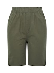 Yours Curve Black Cool Cotton Shorts 2 Pack - Image 8 of 8