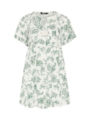 Yours Curve Green Desert Dress - Image 5 of 5