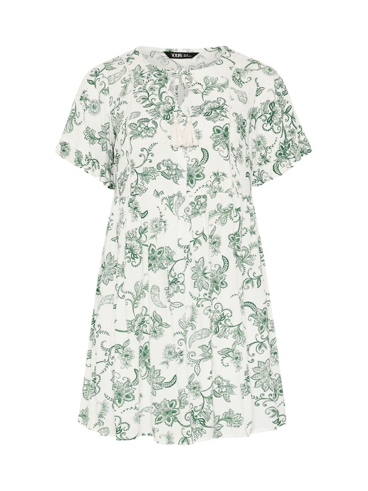 Yours Curve Green Desert Dress - Image 5 of 5