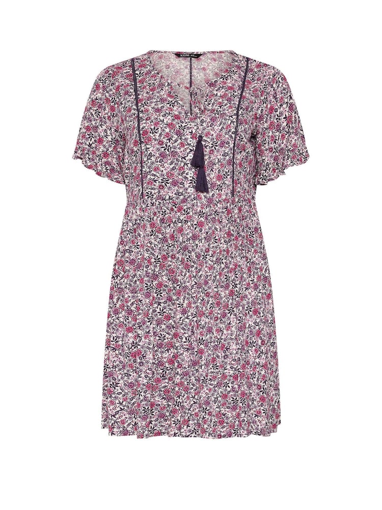 Yours Curve Pink Desert Dress - Image 5 of 5