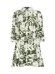 M&Co Green Leaf Print Tunic Shirt - Image 5 of 5