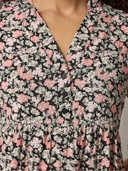 M&Co Black Tiered Maxi Dress - Image 4 of 5