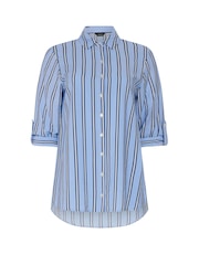 M&Co Blue Tab Sleeve Shirt - Image 5 of 5